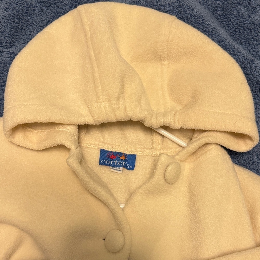 Carter's Cream Jacket with Gray Scottie Dog Accents - Picture 6 of 7